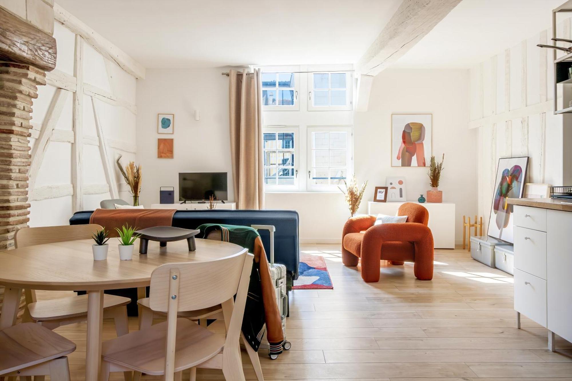 Le Loft Brunneval - Refuge Arty Du Xvie Siecle Apartman Troyes Kültér fotó